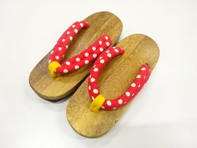 未使用品　子供用桐下駄(18センチ)